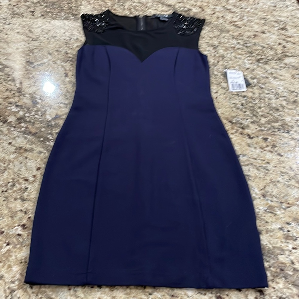 Navy Blue mini dress